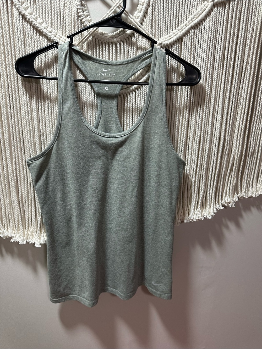 Nike Sage Green Dri-FIT Racerback Tank